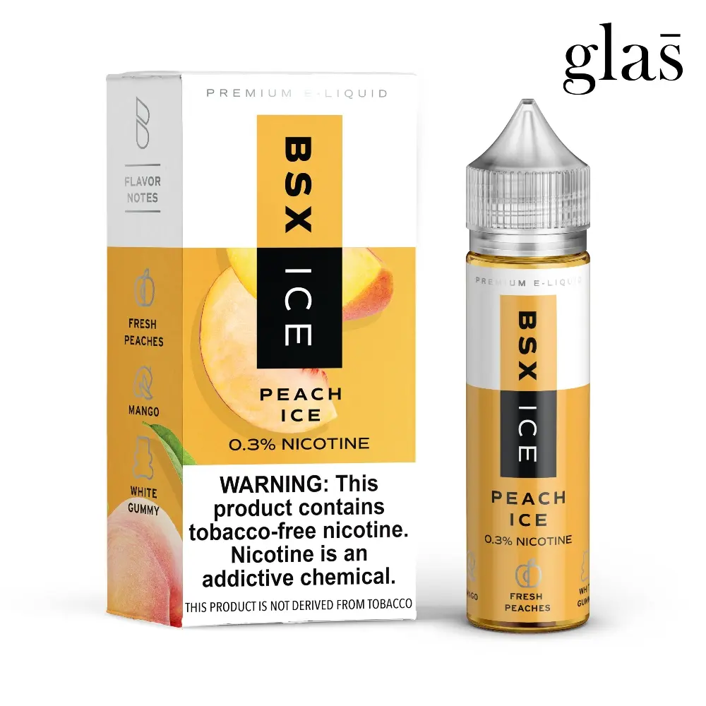 [Q-2198-10] GLAS BSX 60ML (6mg, Peach Ice)