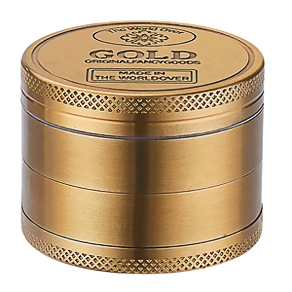 GOLD METAL HERB GRINDER 40*35MM