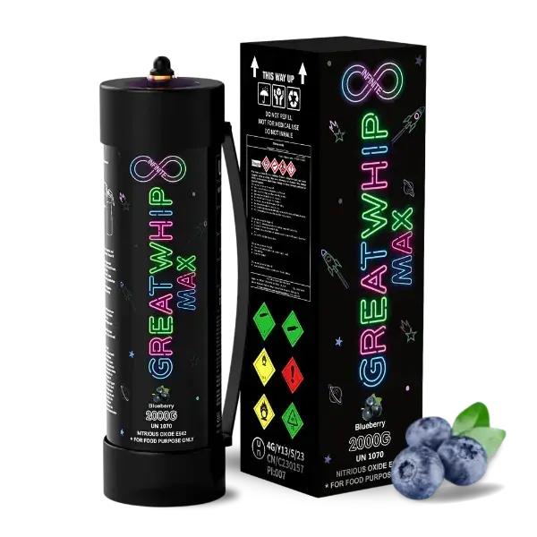 [Q-2293-02] GREAT WHIP 2000G 3.3L 1PK (Culinary/Food Purposes Only) (Blueberry)