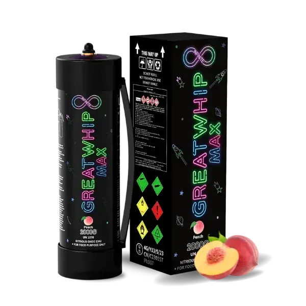 [Q-2293-04] GREAT WHIP 2000G 3.3L 1PK (Culinary/Food Purposes Only) (Peach)