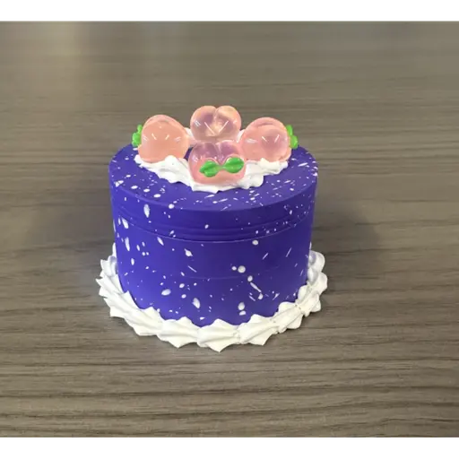 [Q-2327-07] GRINDER 63MM FAKE CAKE EDITION (Black Cherry Cake)