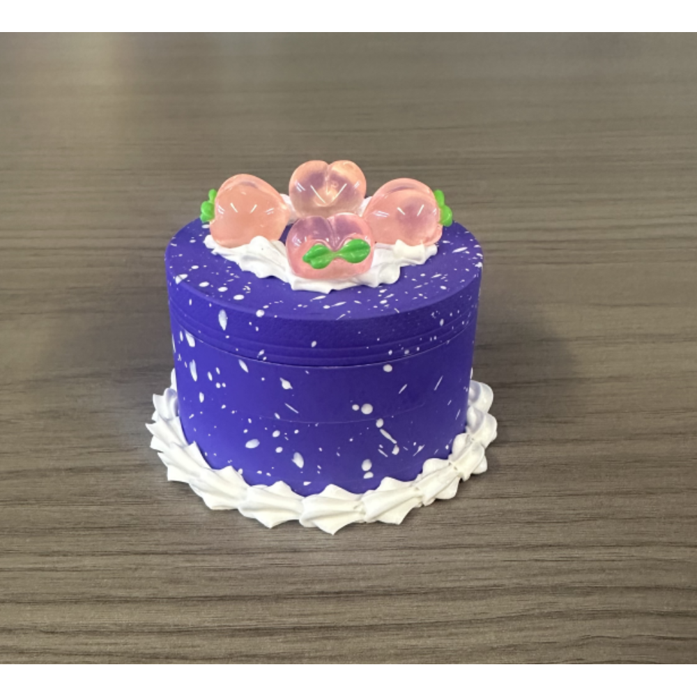 [Q-2327-07] GRINDER 63MM FAKE CAKE EDITION (Black Cherry Cake)