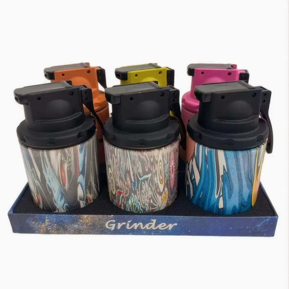 [T-1470-10] Grinder Stylish 6PK a Display (HG-044)