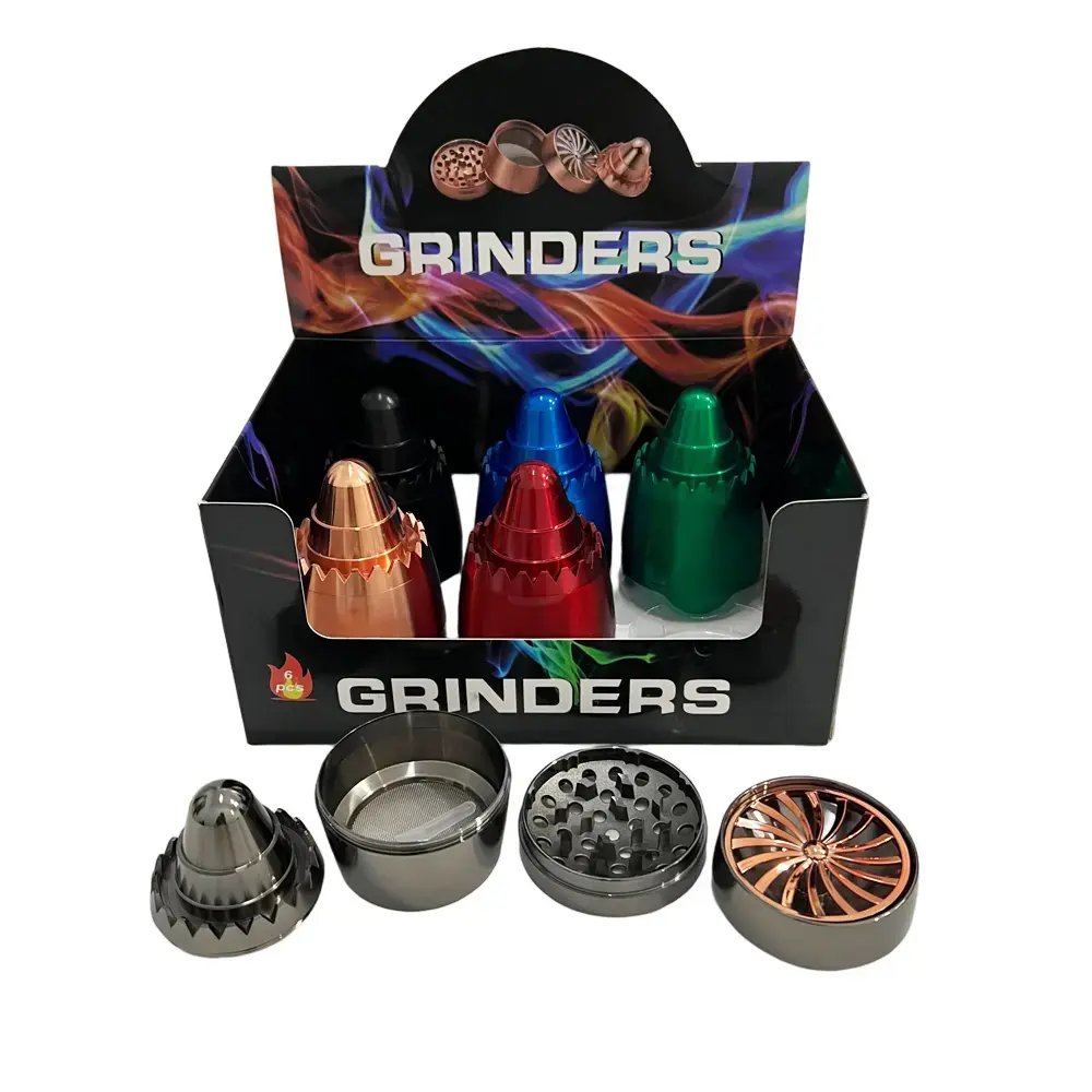 [T-1470-48] Grinder Stylish 6PK a Display (HG-152)