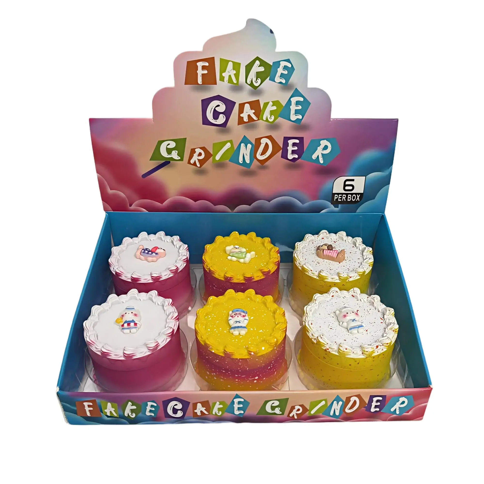 [T-1470-58] Grinder Stylish 6PK a Display (HG-201)