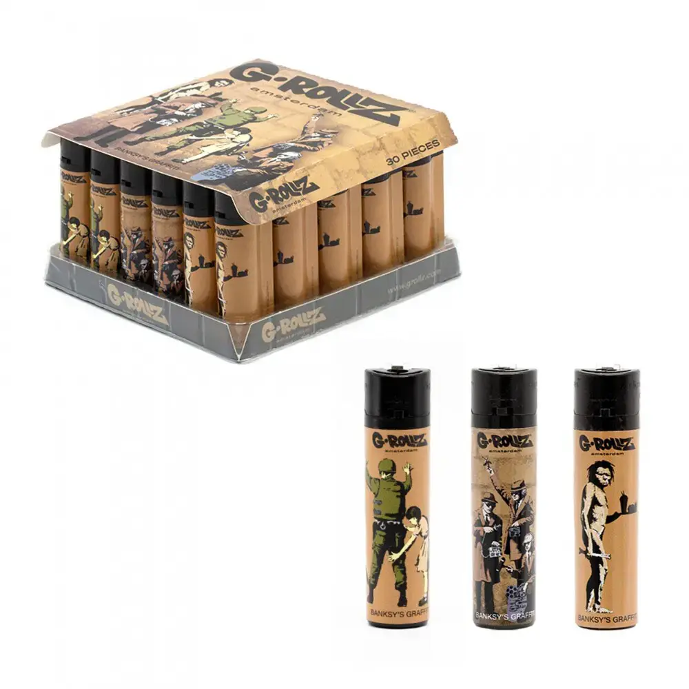 G-Rollz | Banksy's Graffiti Lighters 30pcs in Display