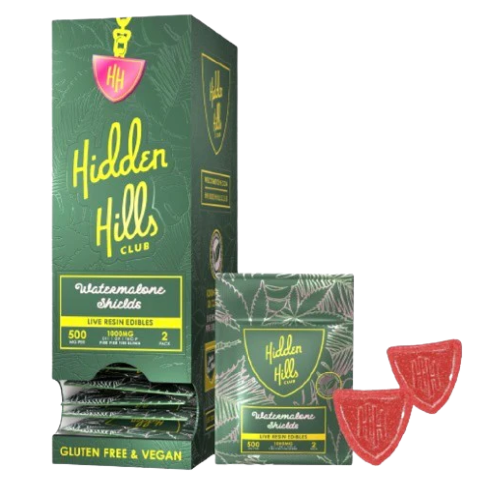 HIDDEN HILLS 2 GUMMY SHIELDS 20PK