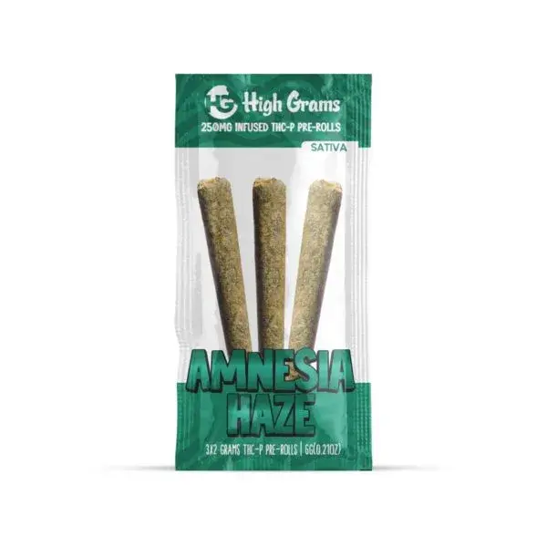 [T-1264-05] High Grams 3PC Preroll 6G THC-P (White Grape)