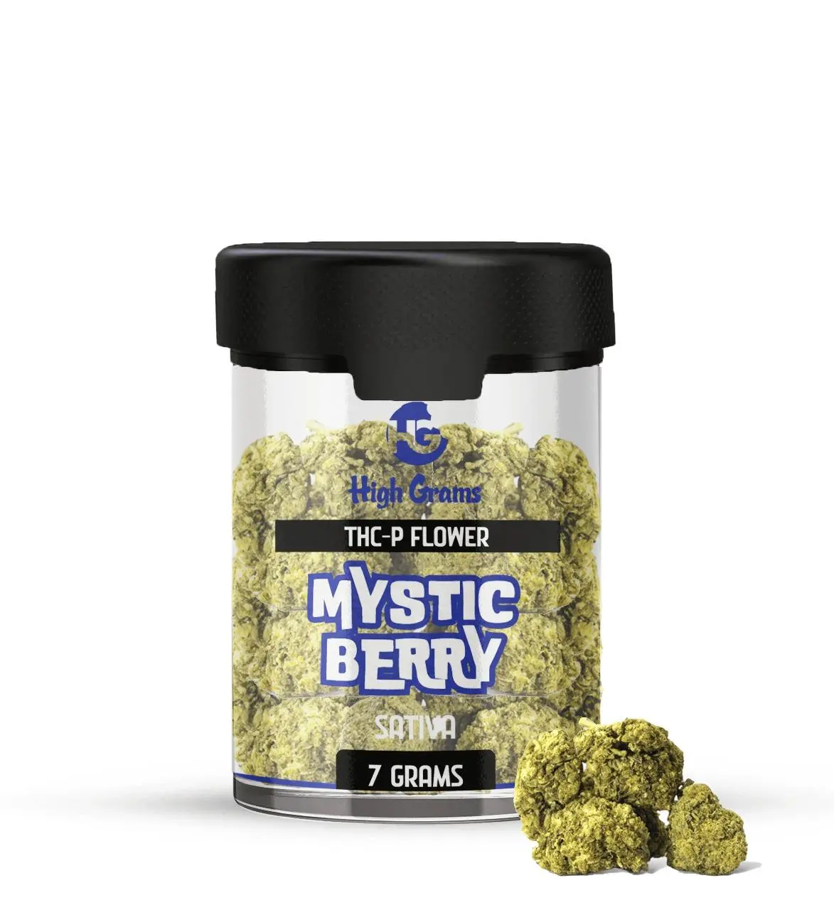 [T-1266-04] High Grams Flower 7G THC-P By Mellow fellow (Moonlit Mint)