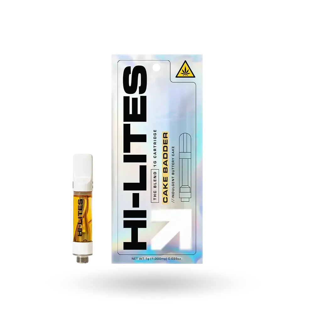[T-1639-02] Hi-Lites THC Blend Vape Cartridge 1G 6CT (Strawnana)
