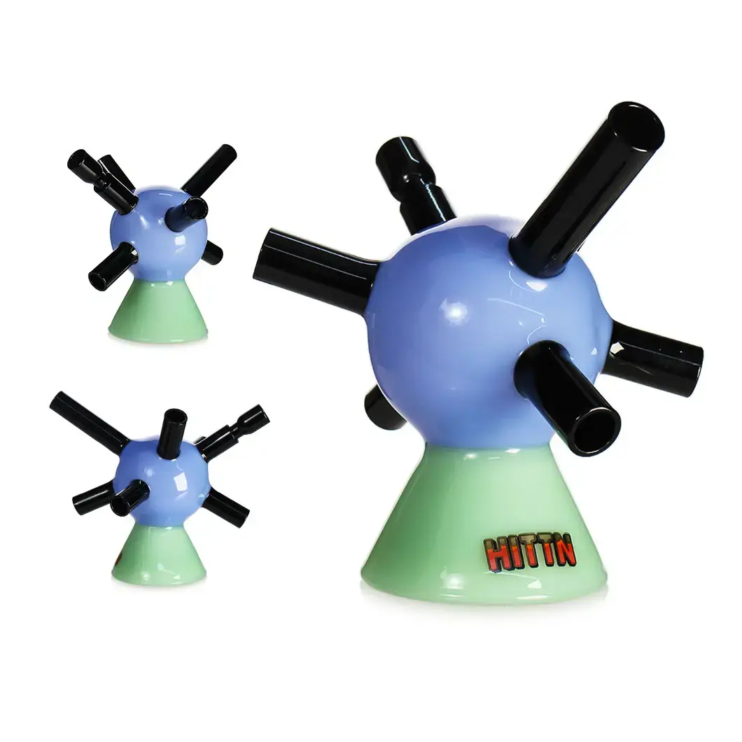 [T-1390-01] Hittn Glass Stylish Water Pipe (HIT147)