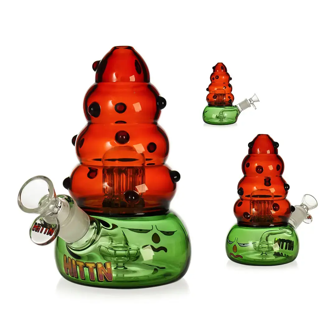 [T-1390-04] Hittn Glass Stylish Water Pipe (HIT157)