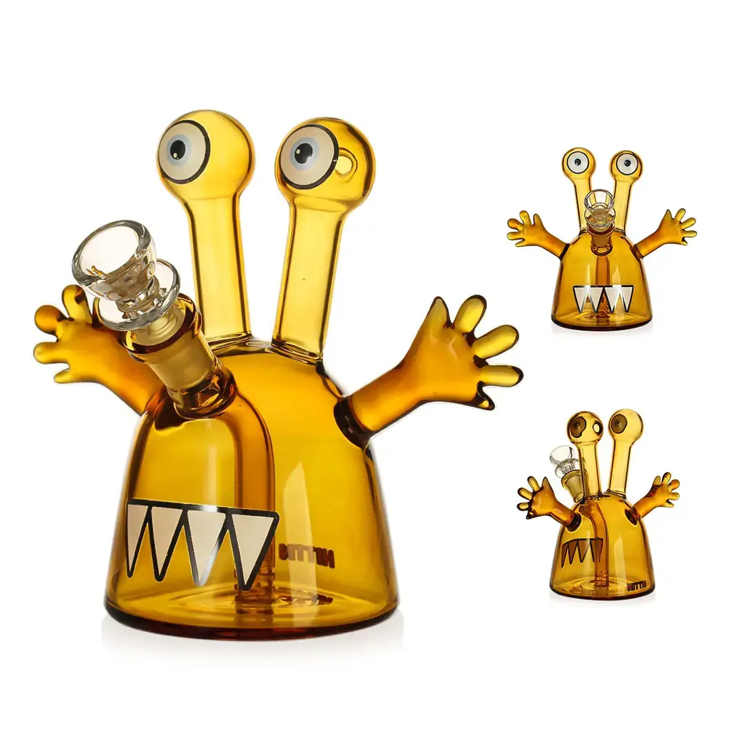 [T-1390-08] Hittn Glass Stylish Water Pipe (HIT164)