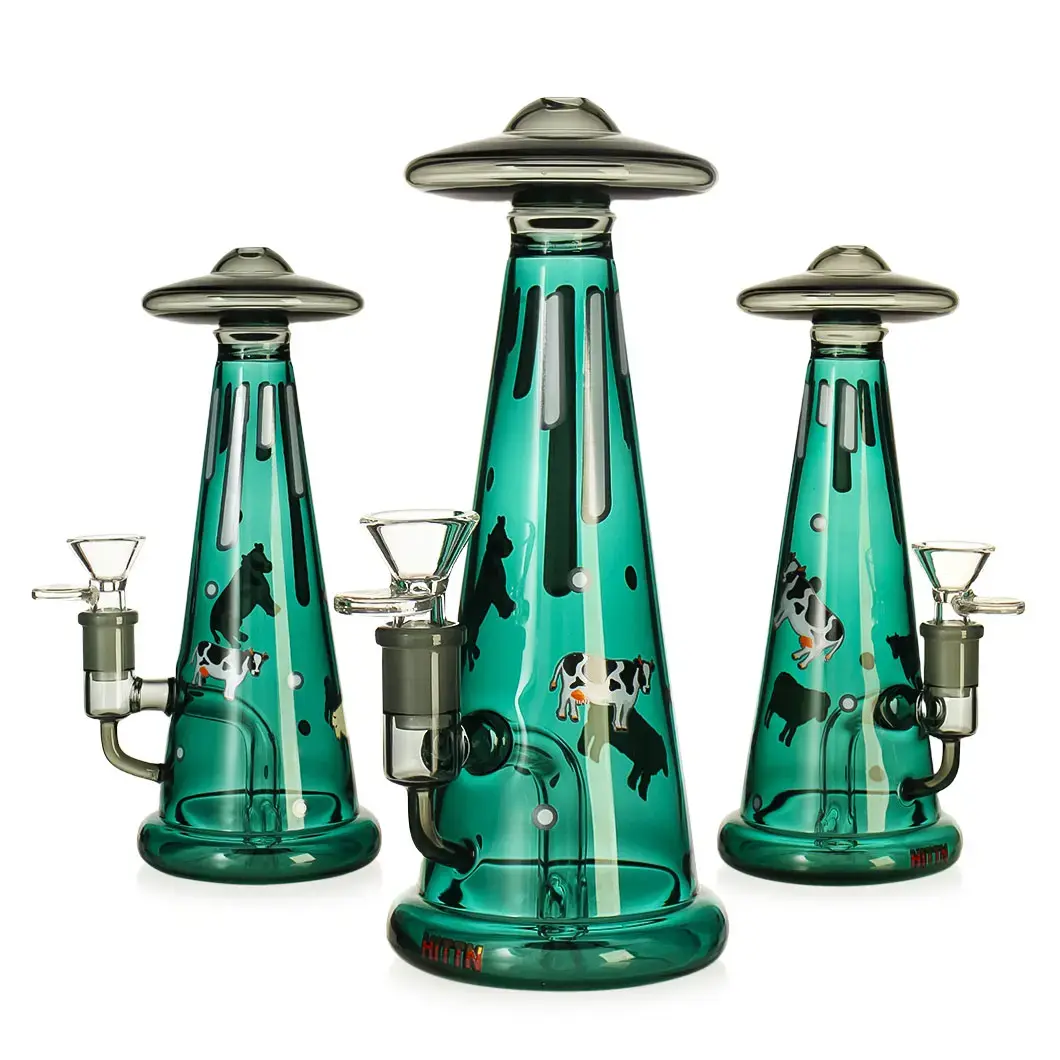 [T-1390-25] Hittn Glass Stylish Water Pipe (HIT173)