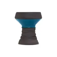 [Q-2595-07] HOOKAH B.Y.O. BLACKSTONE BOWL TWO TONE (Brown/Blue)