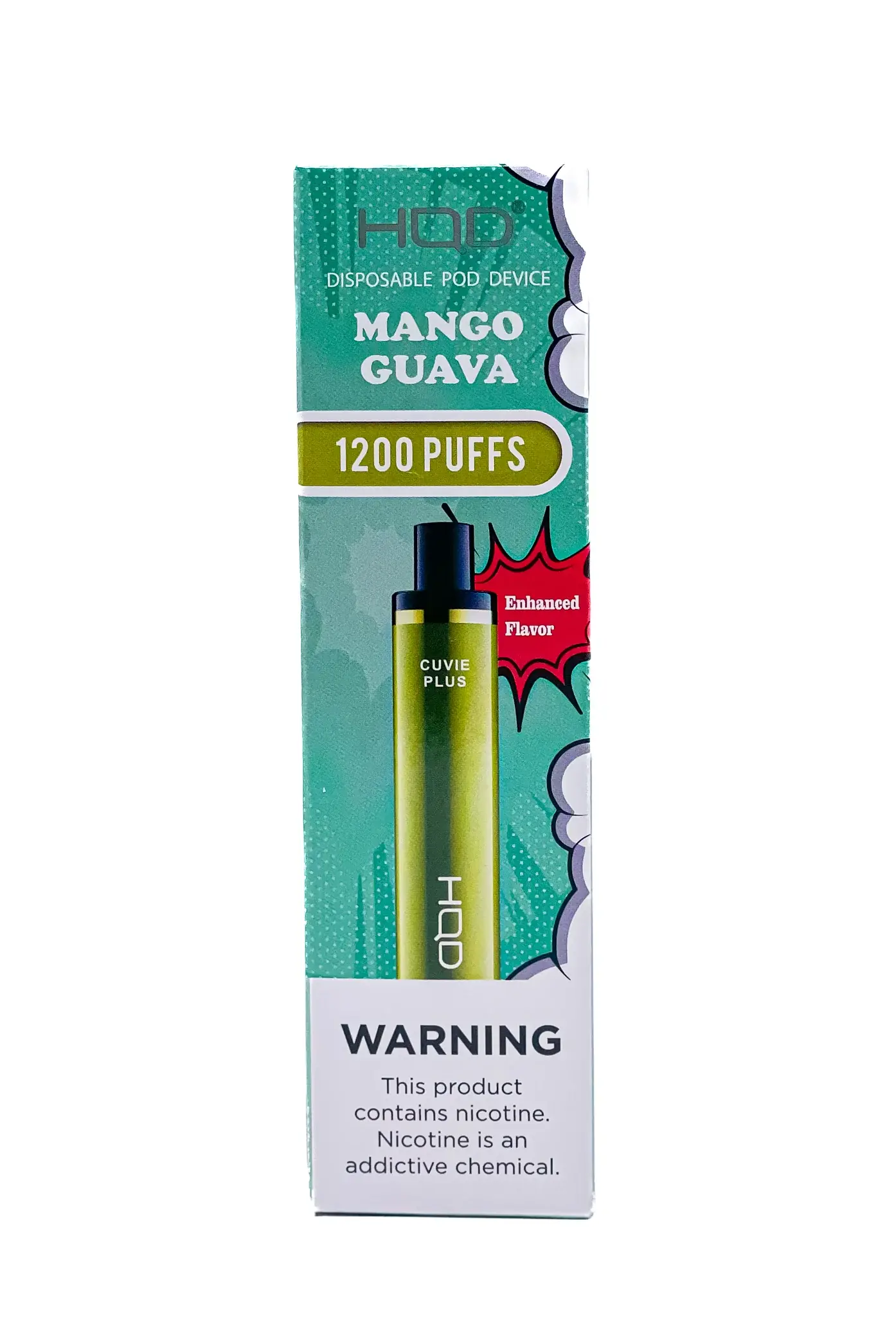 [Q-4725-24] HQD CUVIE Plus Disposable Vapes 5ML 6PK 1200 Puff (Mango Guava)