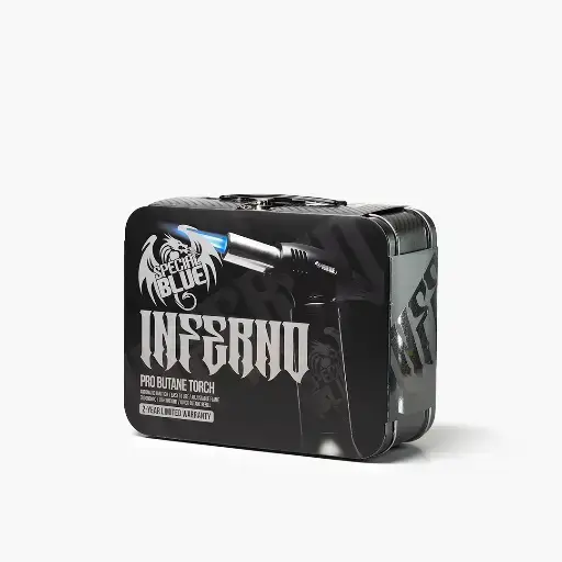 [Q-2641-02] INFERNO TORCH W/STASH BOX - (Noir)