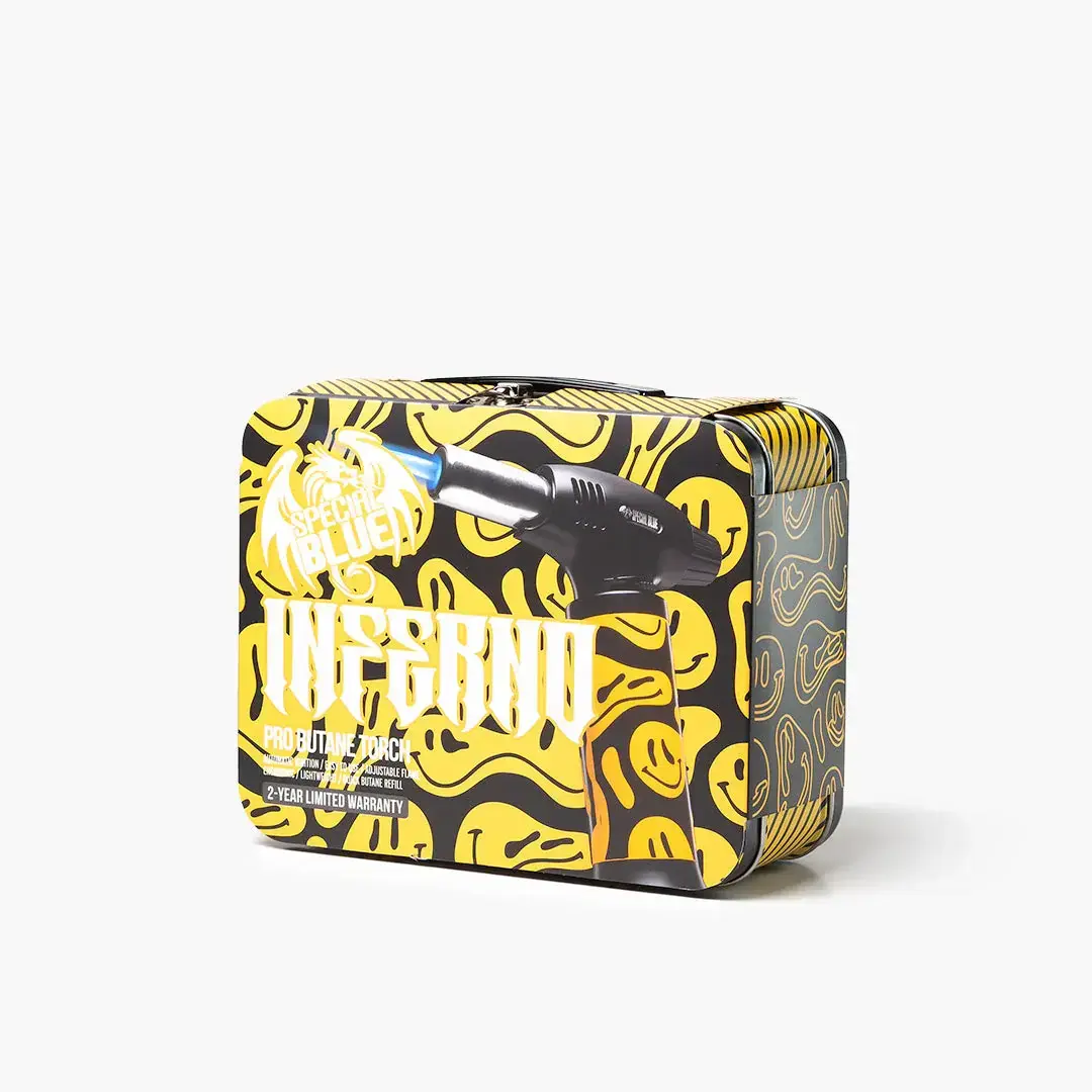 [Q-2641-03] INFERNO TORCH W/STASH BOX - (Smiley)