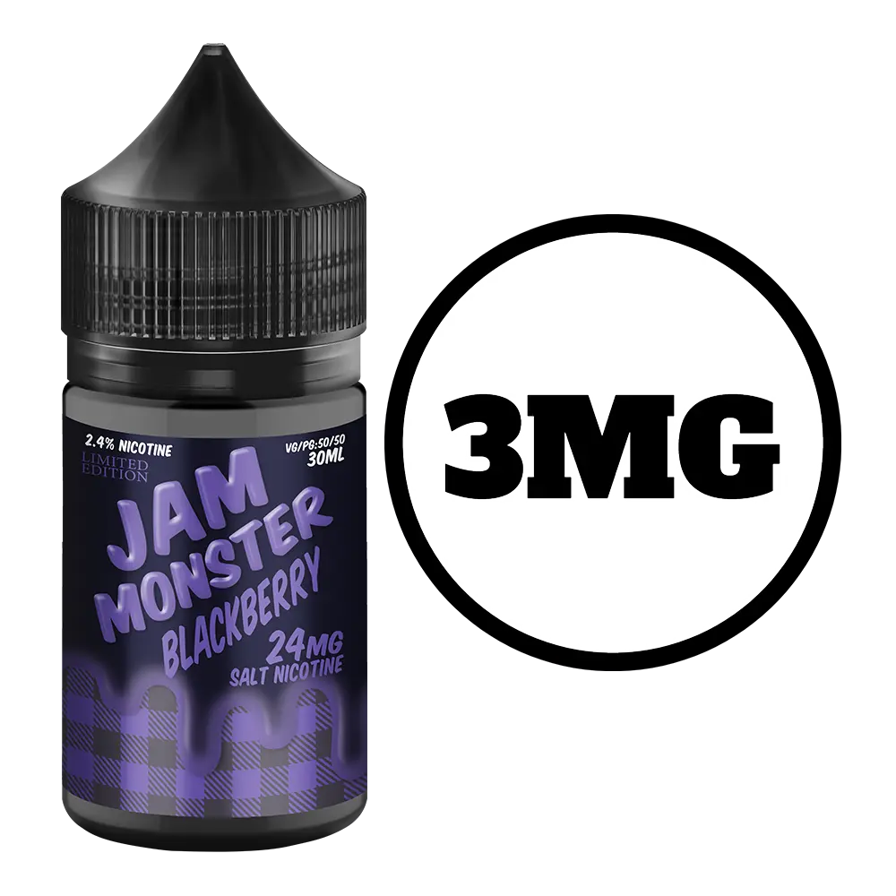 [Q-2649-05] JAM MONSTER 100ML (3mg, Blackberry)