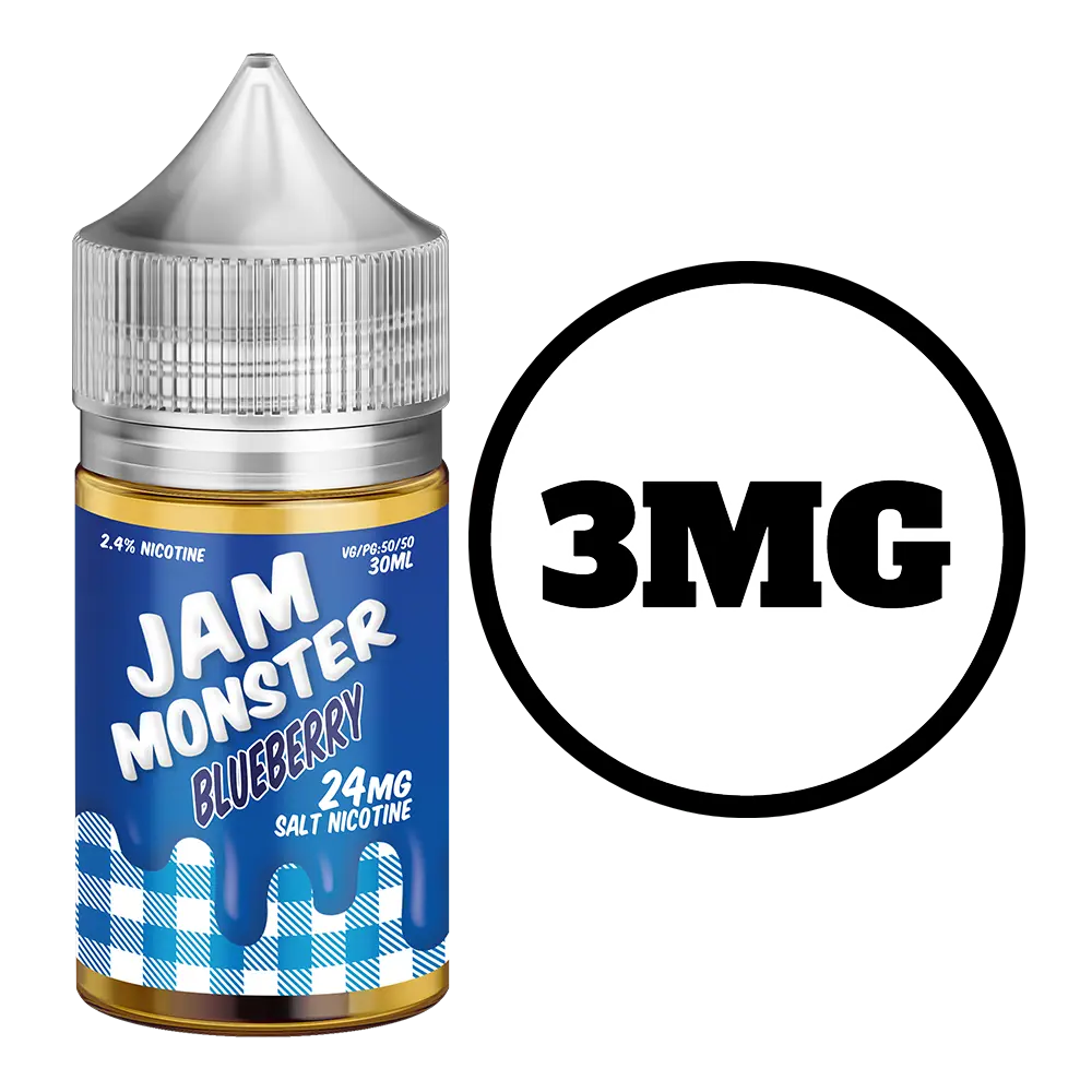 [Q-2649-11] JAM MONSTER 100ML (3mg, Blueberry)