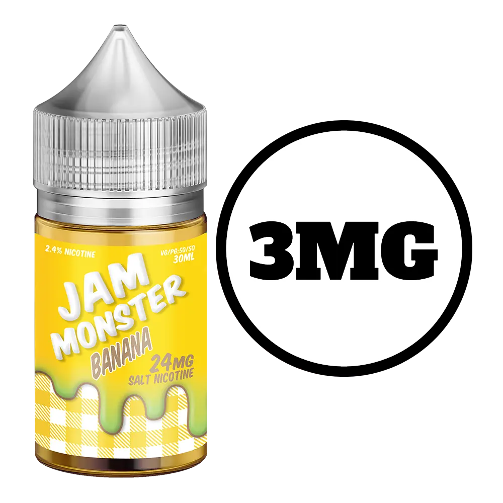 [Q-2649-03] JAM MONSTER 100ML (3mg, Banana)