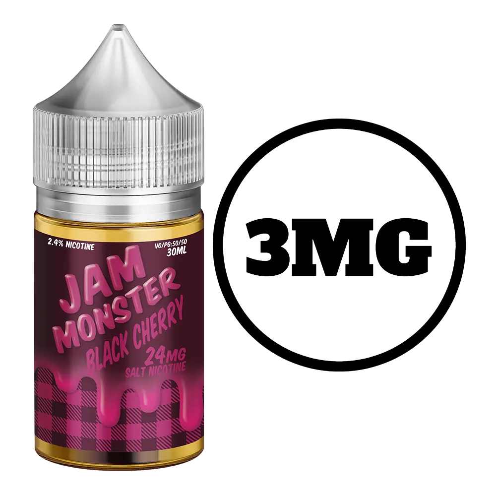 [Q-2649-13] JAM MONSTER 100ML (3mg, Black Cherry)
