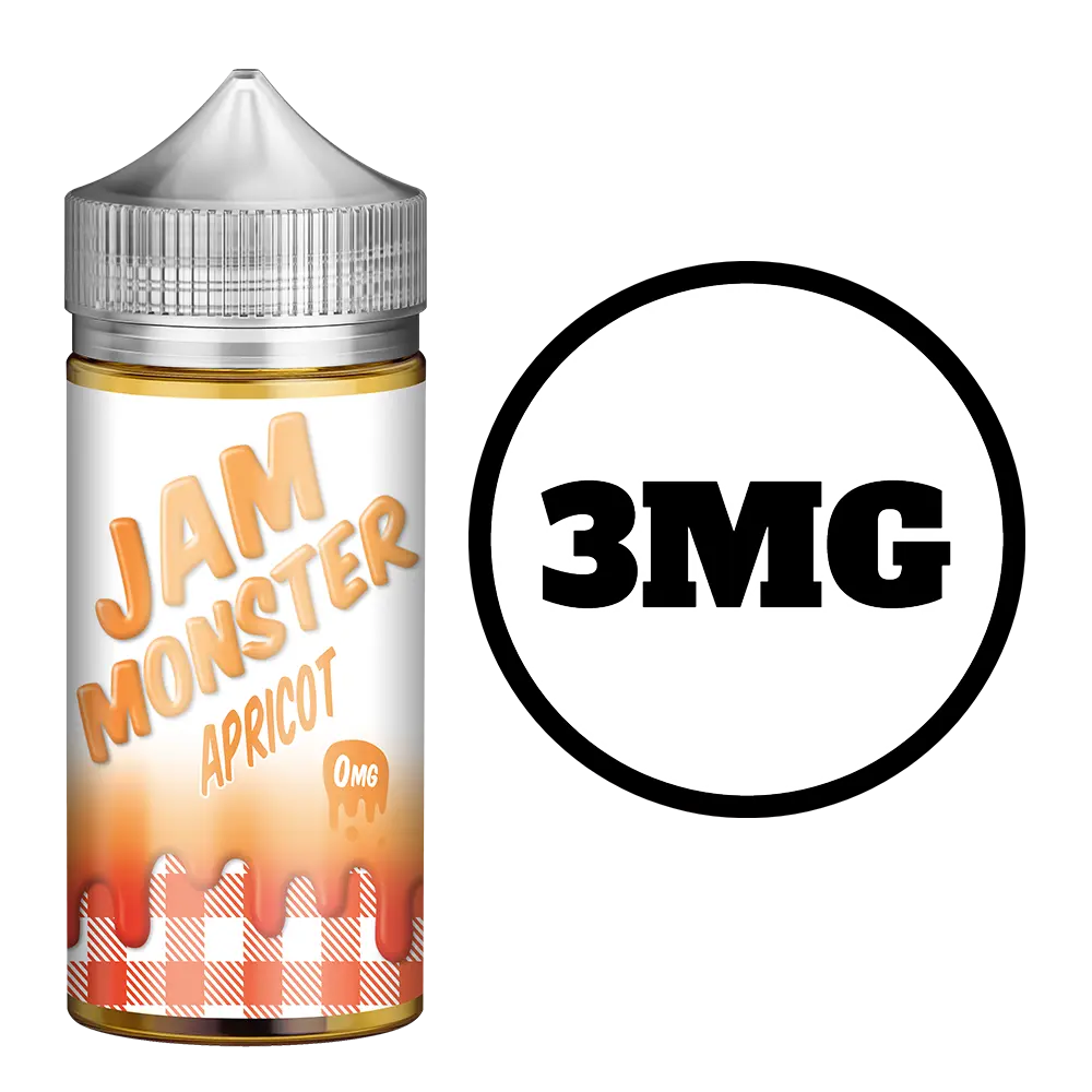 [Q-2649-19] JAM MONSTER 100ML (3mg, Apricot)
