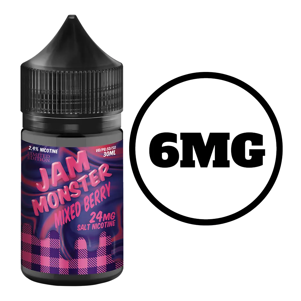 [Q-2649-08] JAM MONSTER 100ML (6mg, Mixed Berry)