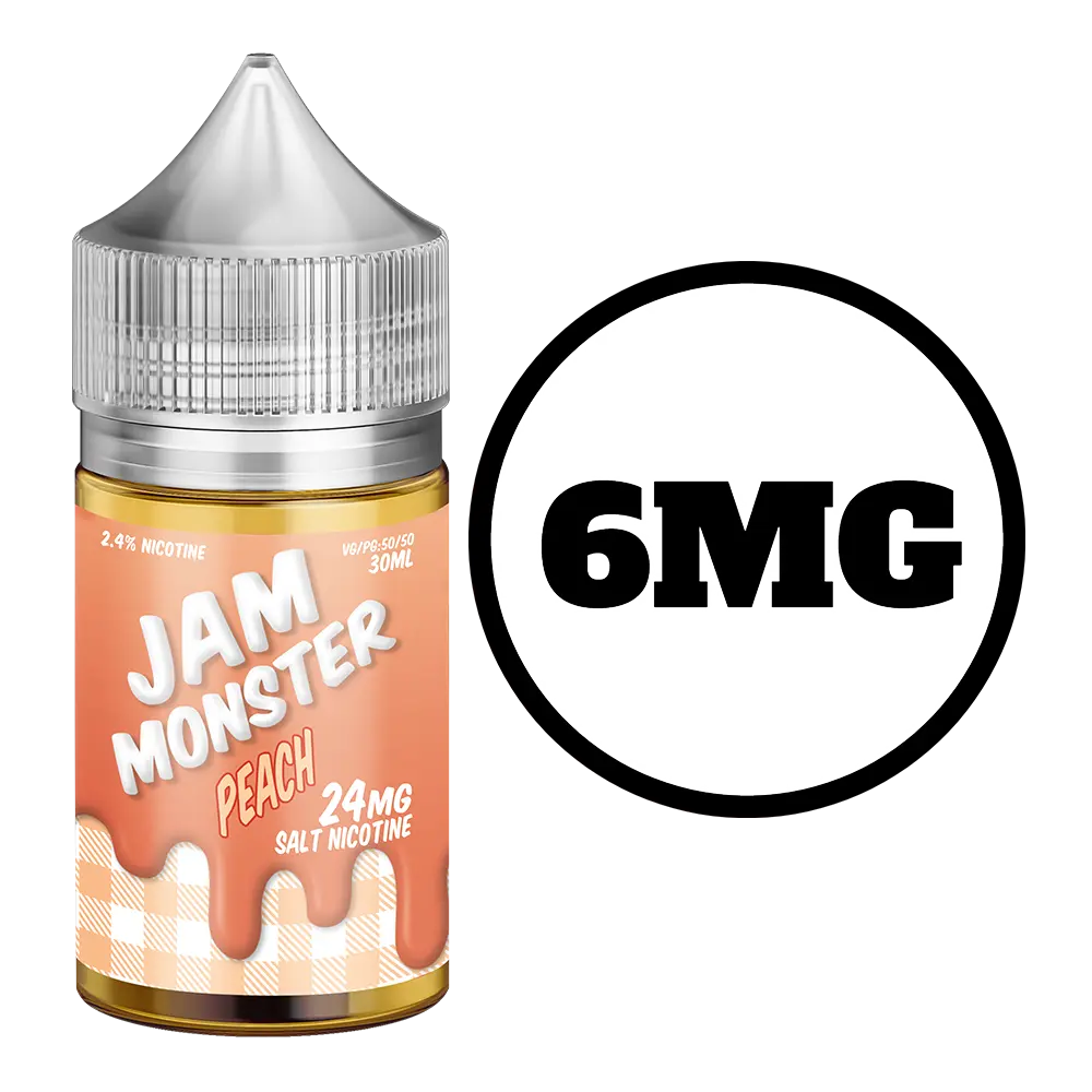 [Q-2649-22] JAM MONSTER 100ML (6mg, Peach)
