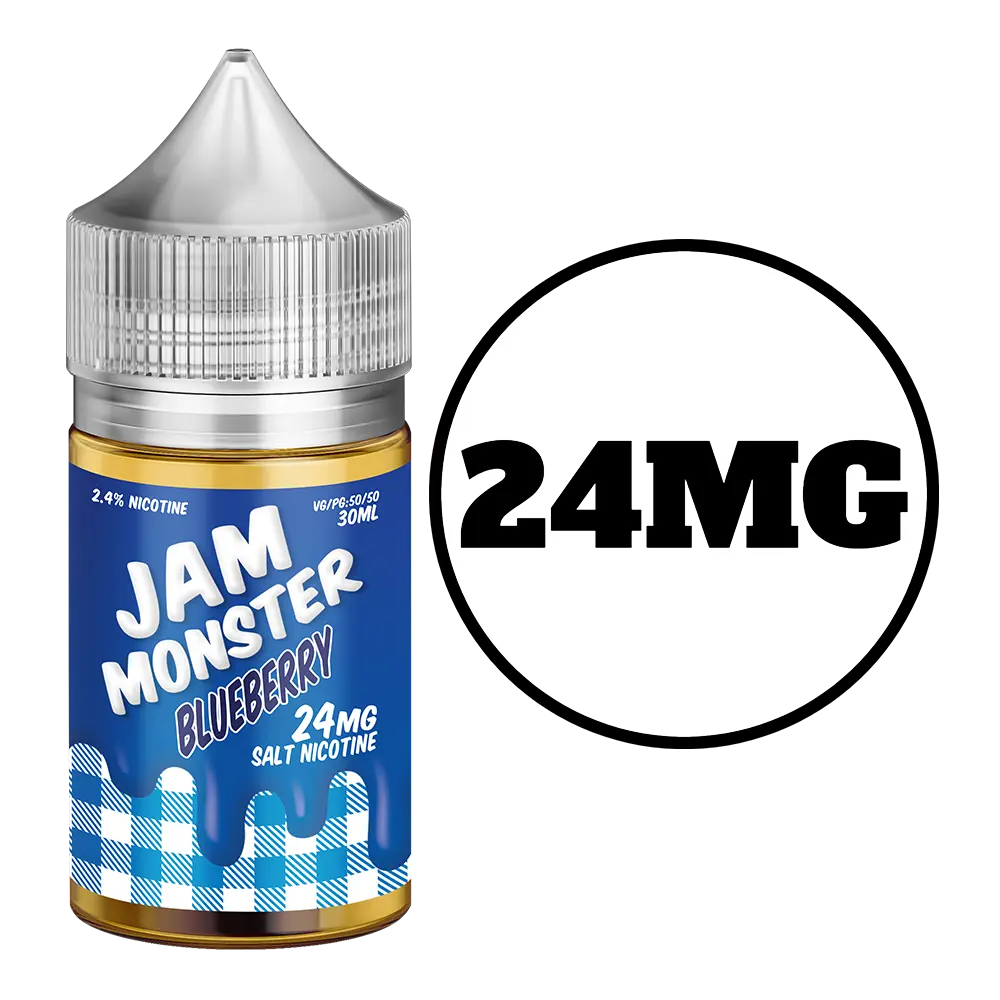 [Q-2650-11] JAM MONSTER SALT 30ML (24MG, Blueberry)
