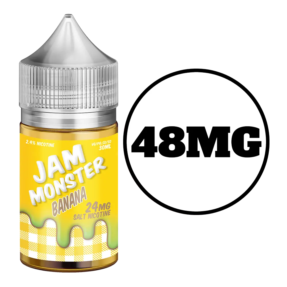 [Q-2650-04] JAM MONSTER SALT 30ML (48MG, Banana)