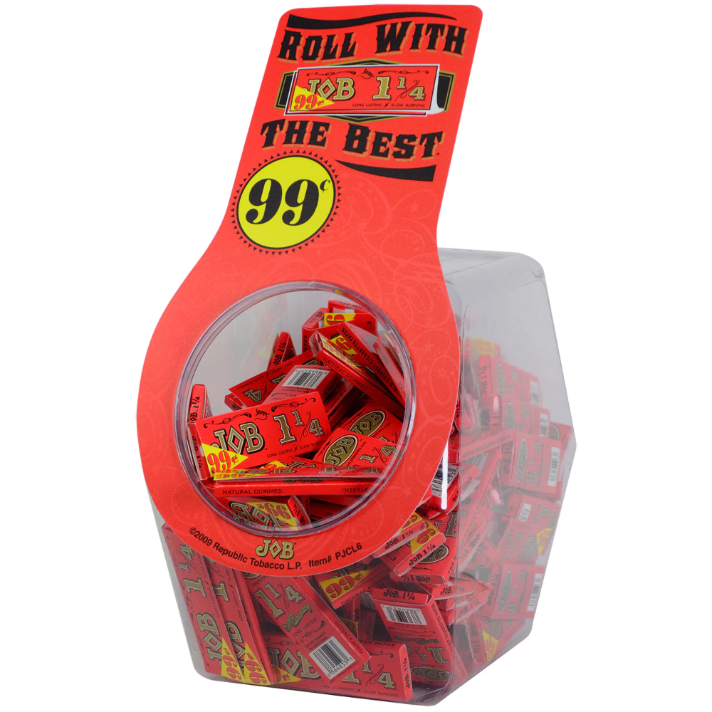 JOB | ORANGE 1 1/4 ROLLING PAPER PP$.99 JAR - 100PC