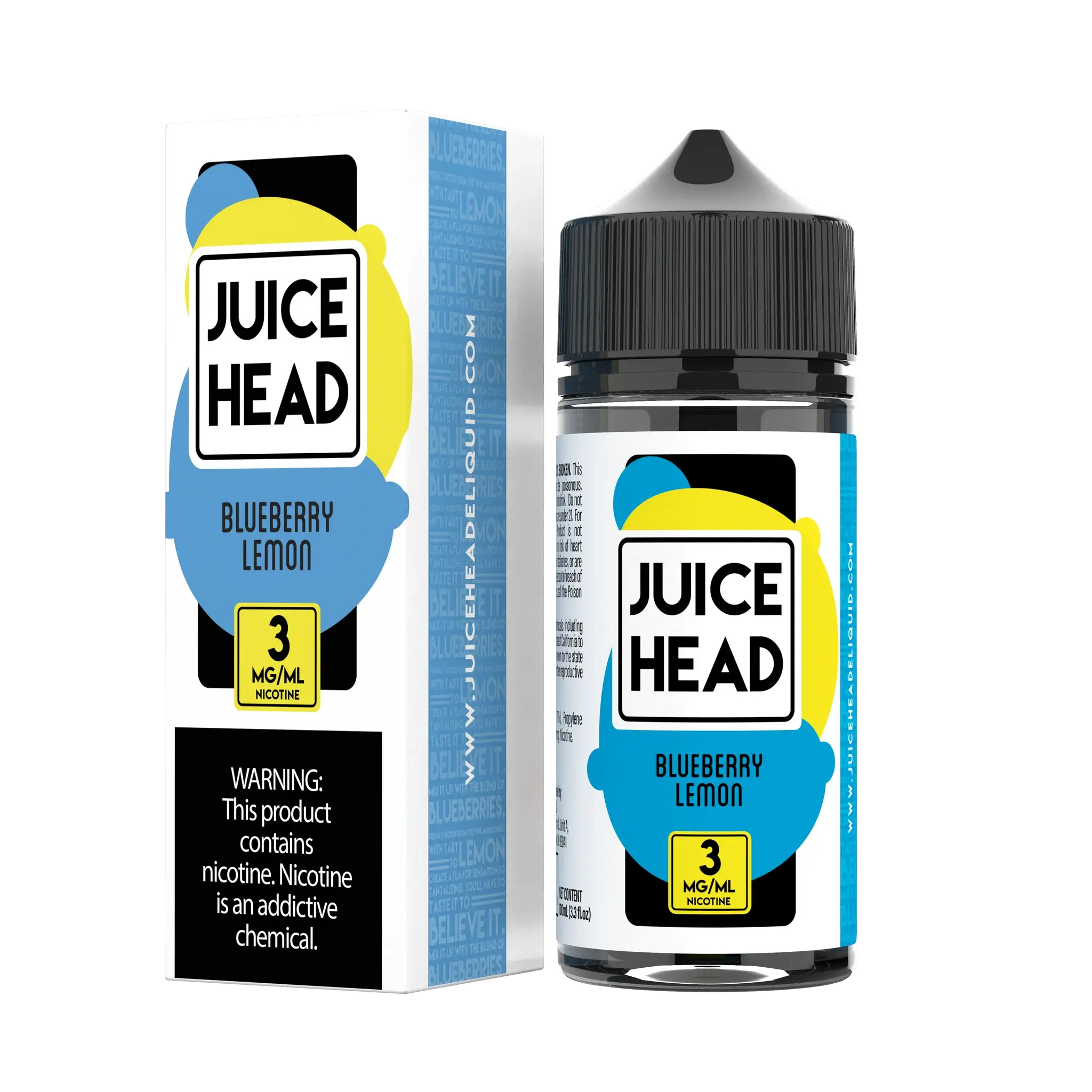 [Q-2666-03] JUICE HEAD 100ML (3MG, Blueberry Lemon)