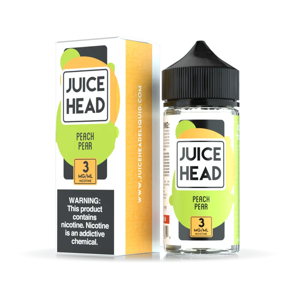 [Q-2666-07] JUICE HEAD 100ML (3MG, Peach Pear)