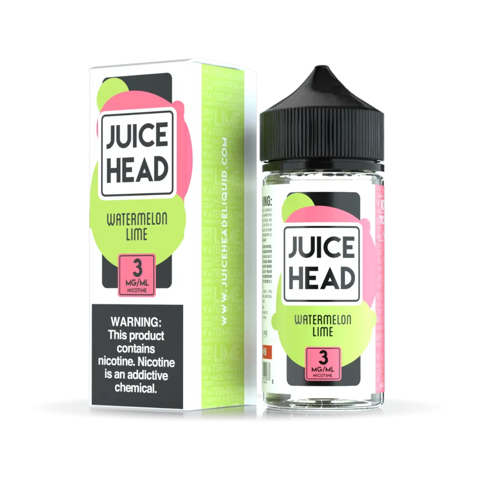[Q-2666-13] JUICE HEAD 100ML (3MG, Watermelon Lime)