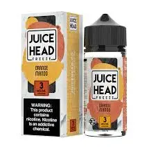 [Q-2668-17] JUICE HEAD FREEZE 100ML (3MG, Orange Mango)