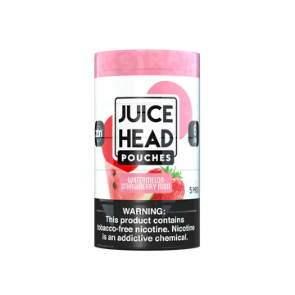 [Q-2671-04] JUICE HEAD POUCHES 5CT (12MG, Watermelon Strawberry)