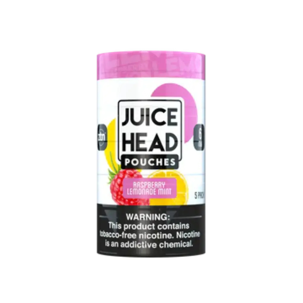 [Q-2671-08] JUICE HEAD POUCHES 5CT (12MG, Raspberry Lemonade Mint)