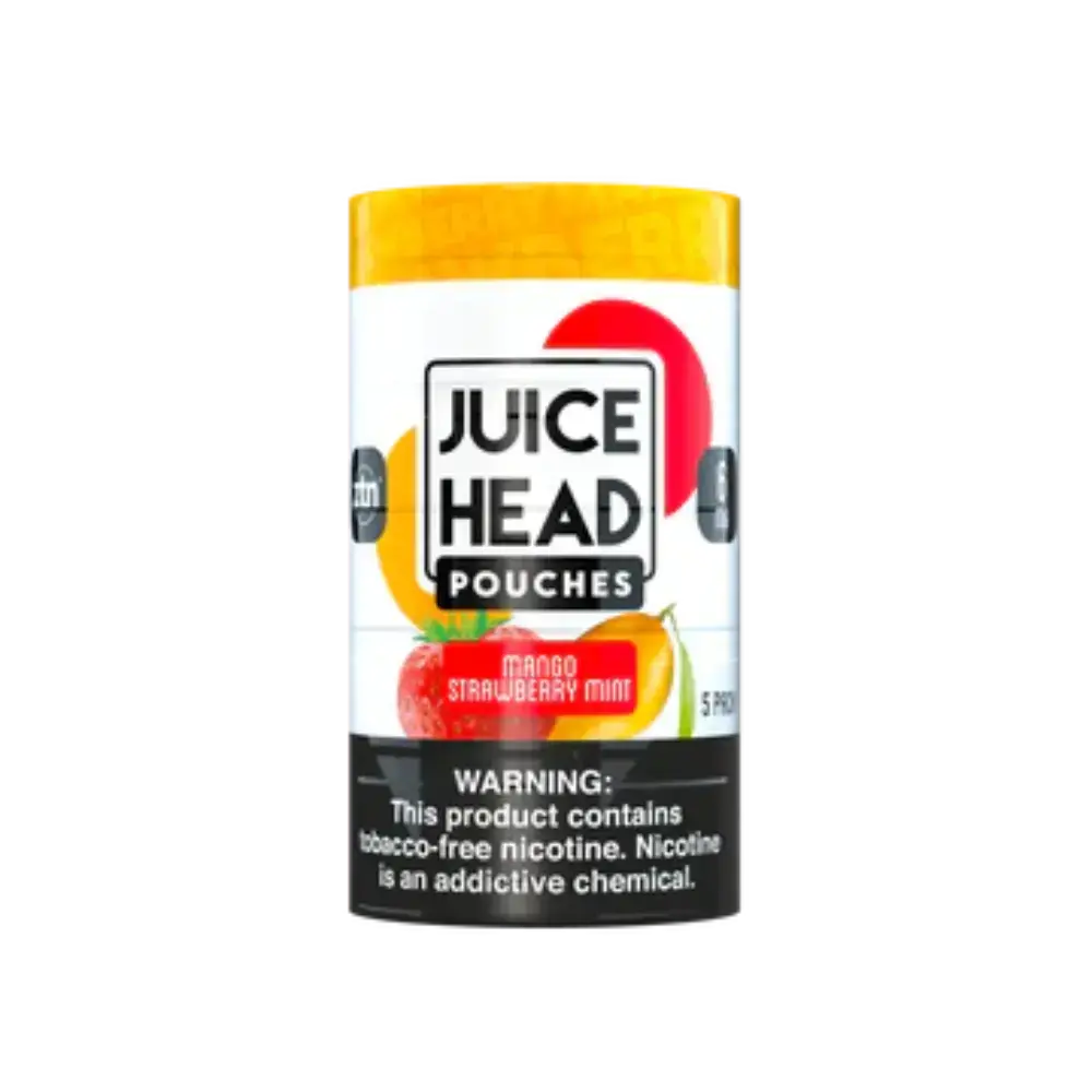 [Q-2671-09] JUICE HEAD POUCHES 5CT (6mg, Mango Strawberry Mint)