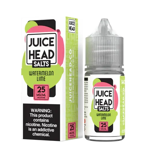 [Q-2672-10] JUICE HEAD SALT 30ML (50mg, Watermelon Lime)