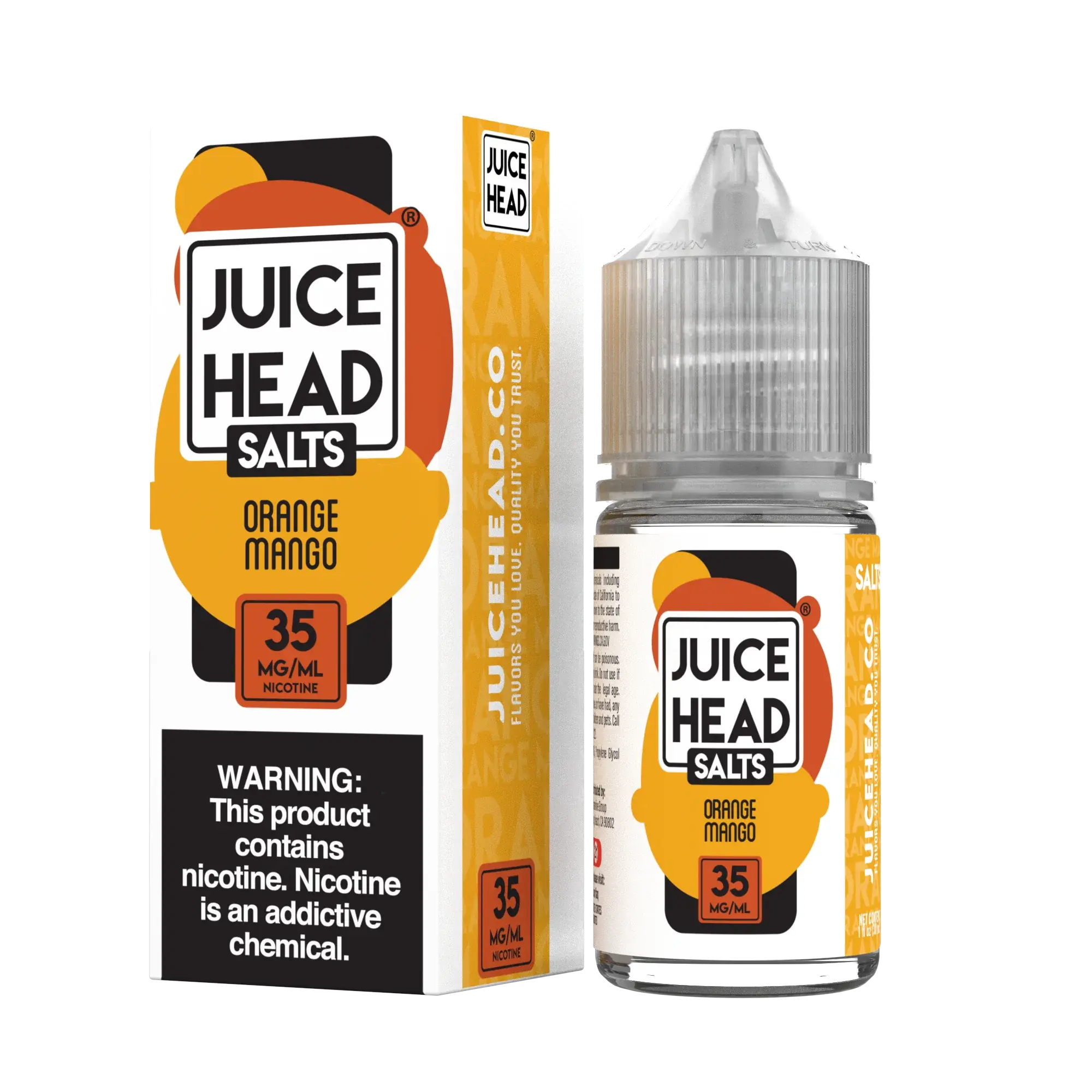 [Q-2672-18] JUICE HEAD SALT 30ML (25mg, Orange Mango)