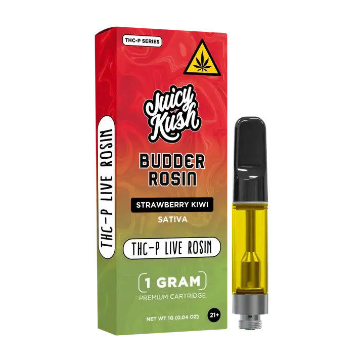 [Q-4802-14] JUICY KUSH 1G Cartridges THC-P 5PK a BOX (Cherry Bomb)