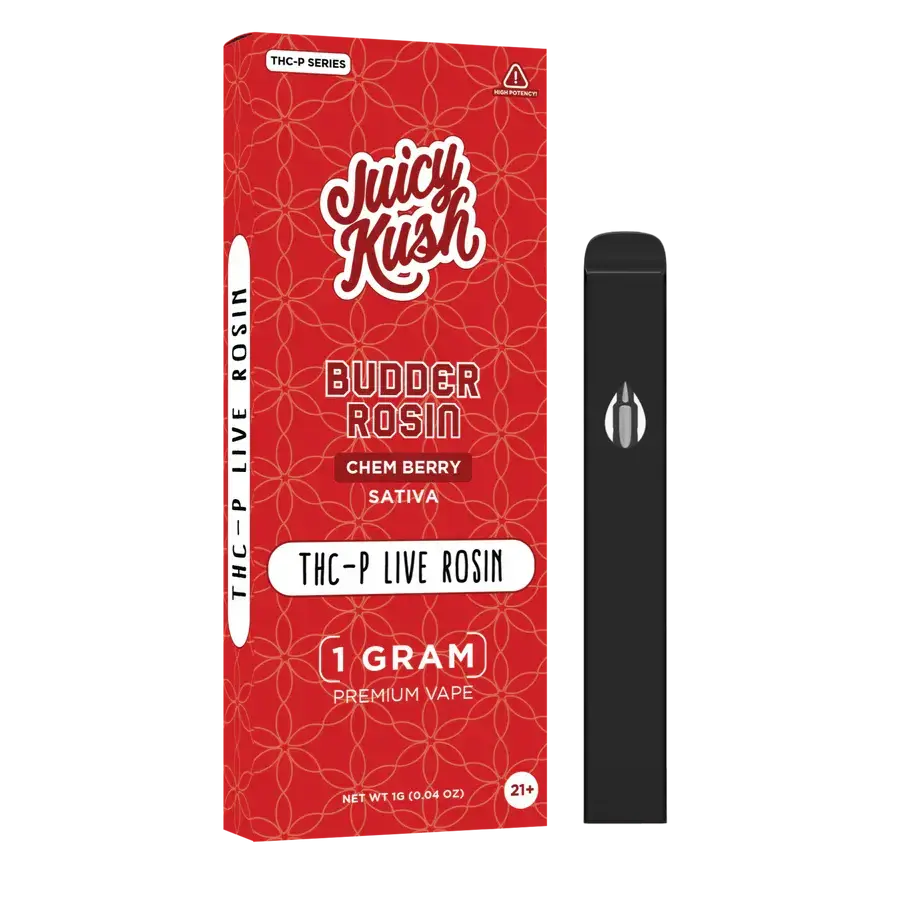 [Q-4256-07] JUICY KUSH 1G Disposable THC-P 5PK a Box (Bubblegum Gelato)