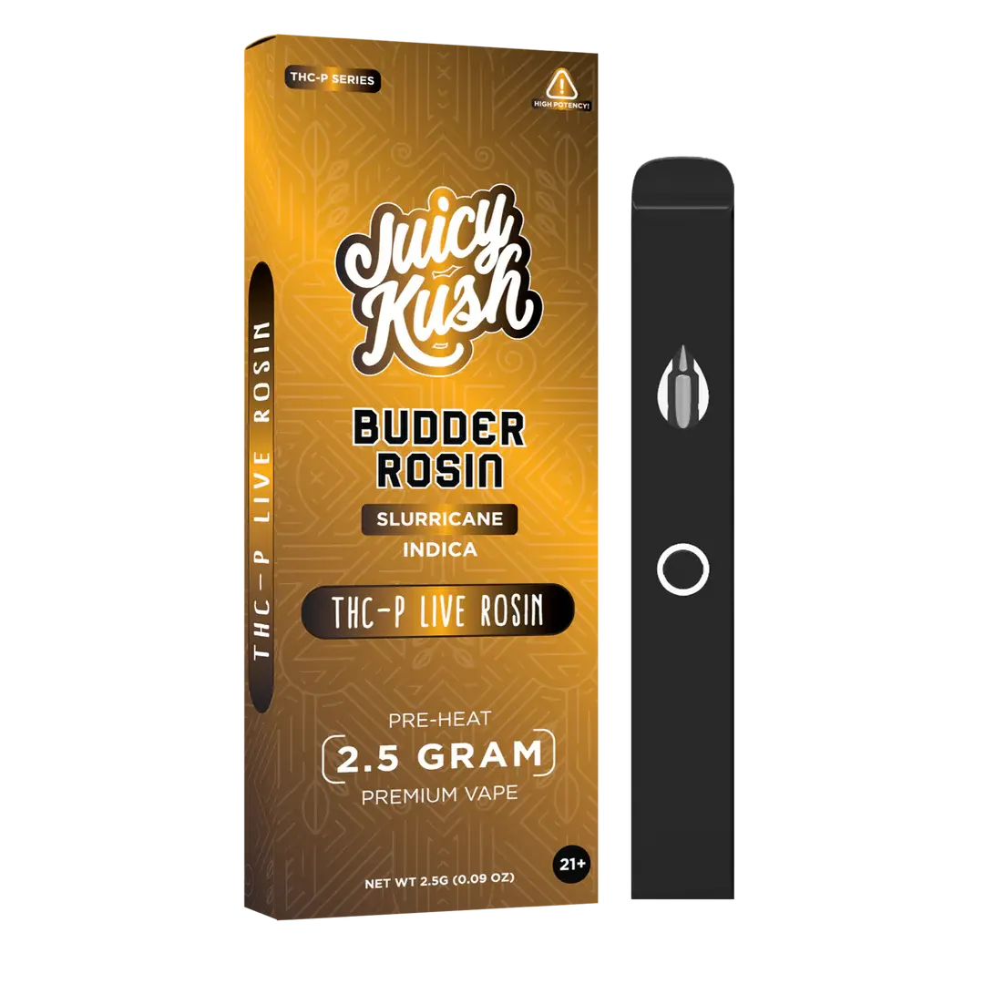 [Q-4258-05] Juicy Kush 2.5g Disposable THC-P 5PK a Box (Slurricane)
