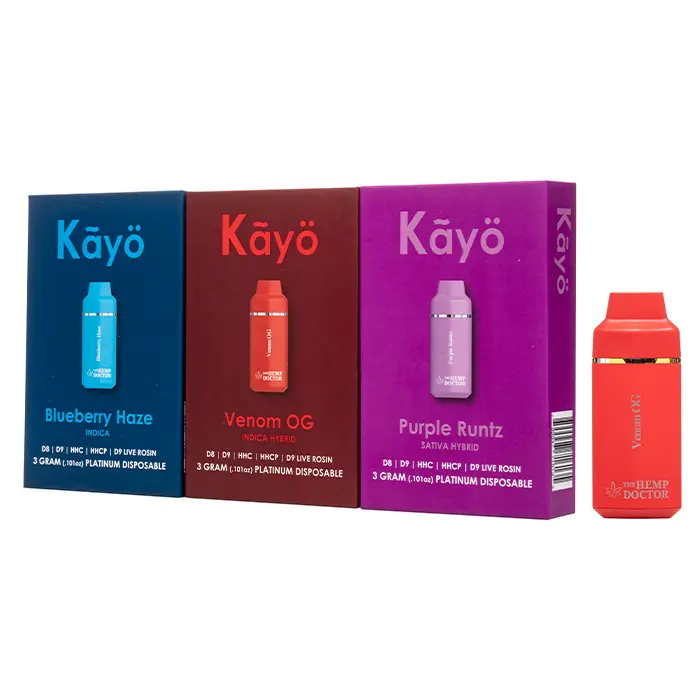 [T-1514-03] Kayo Up 3g Disposable 5PK DISPLAY (Grandaddy Purple (INDICA))