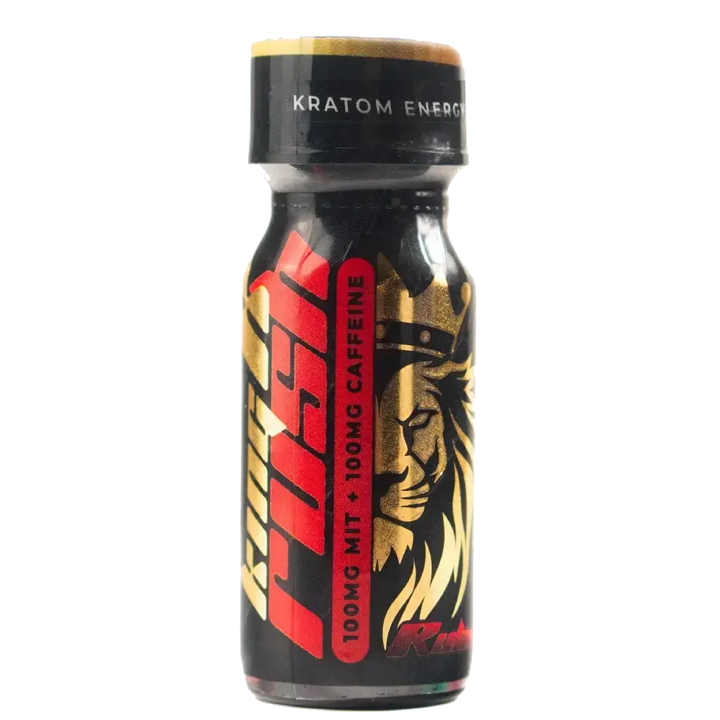 [Q-2688-03] KING K RUSH Kratom Shot 12pk (Ruby)