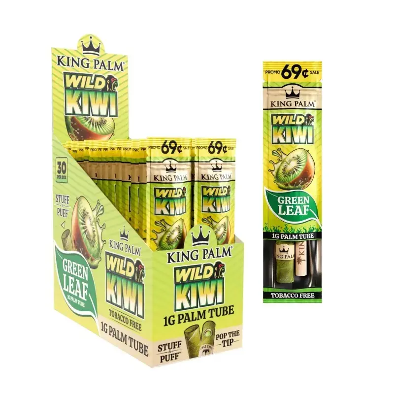 [Q-4751-02] KING PALM MINI CONES 1PK $.69 30CT DISPLAY (CHOC CHIP COOKIE)