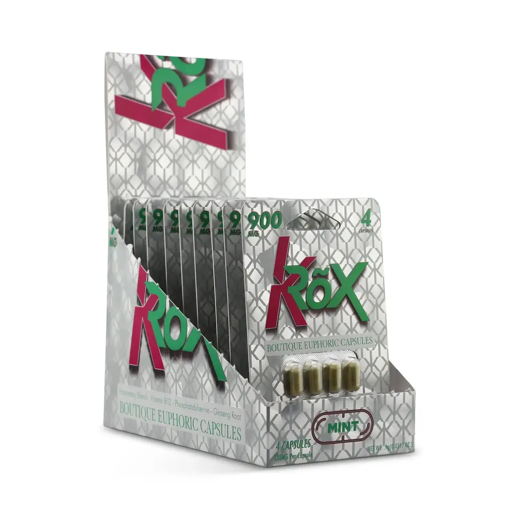 KROX Boutique Euphoric Capsules 4ct 225mg no hydroxy legal everywhere