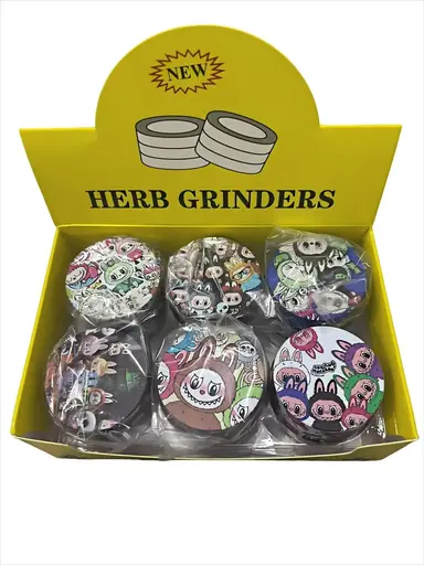 [T-1415-01] Labubu Grinder 6pcs Display (Design 1)