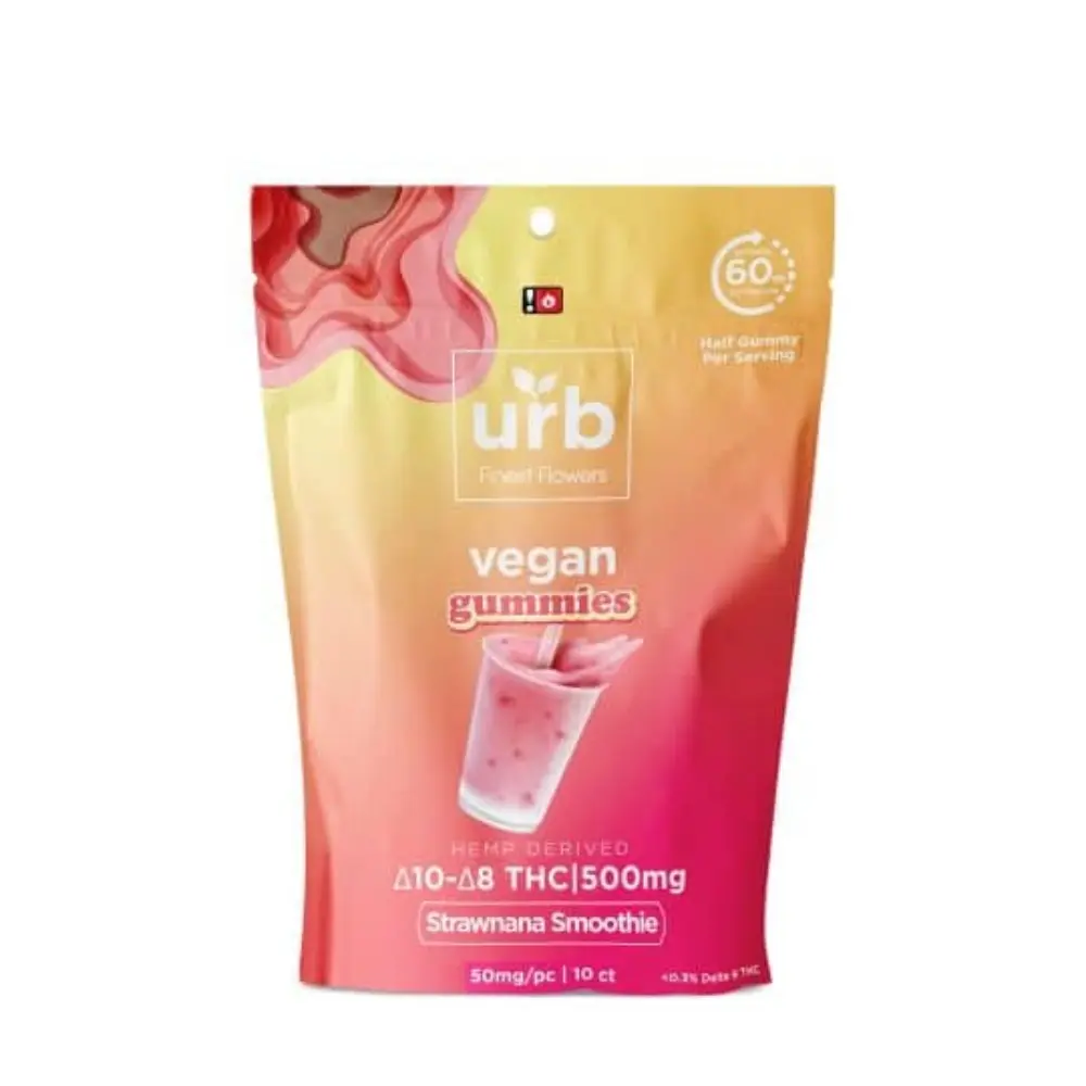 [T-1124-02] LIFTED MADE DELTA 8 - DELTA 10 500MG 10CT (Strawnana Smoothie)